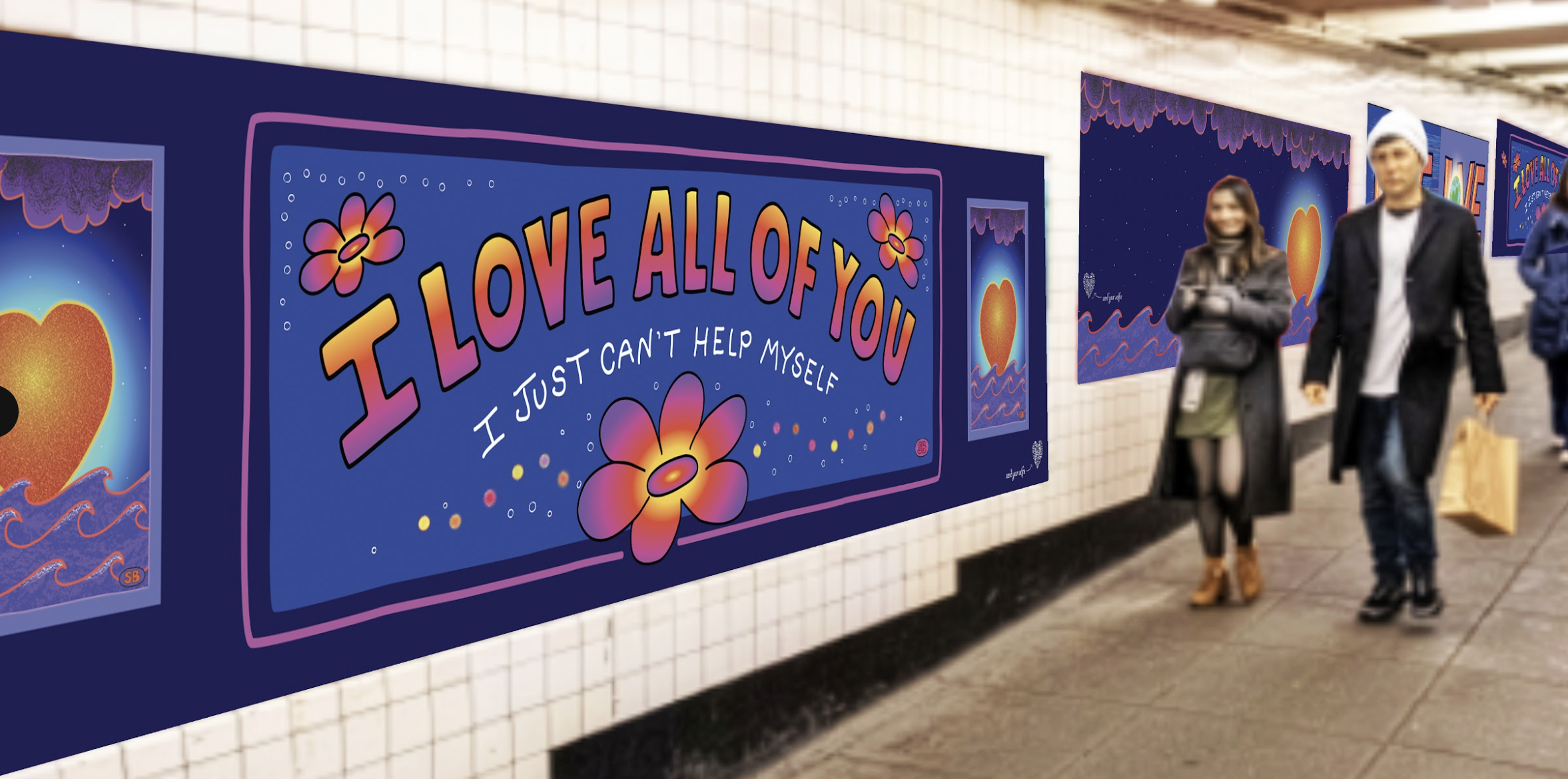 Love in Transit Mystery Valentine's Day Art Pop-Up — NYC for FREE